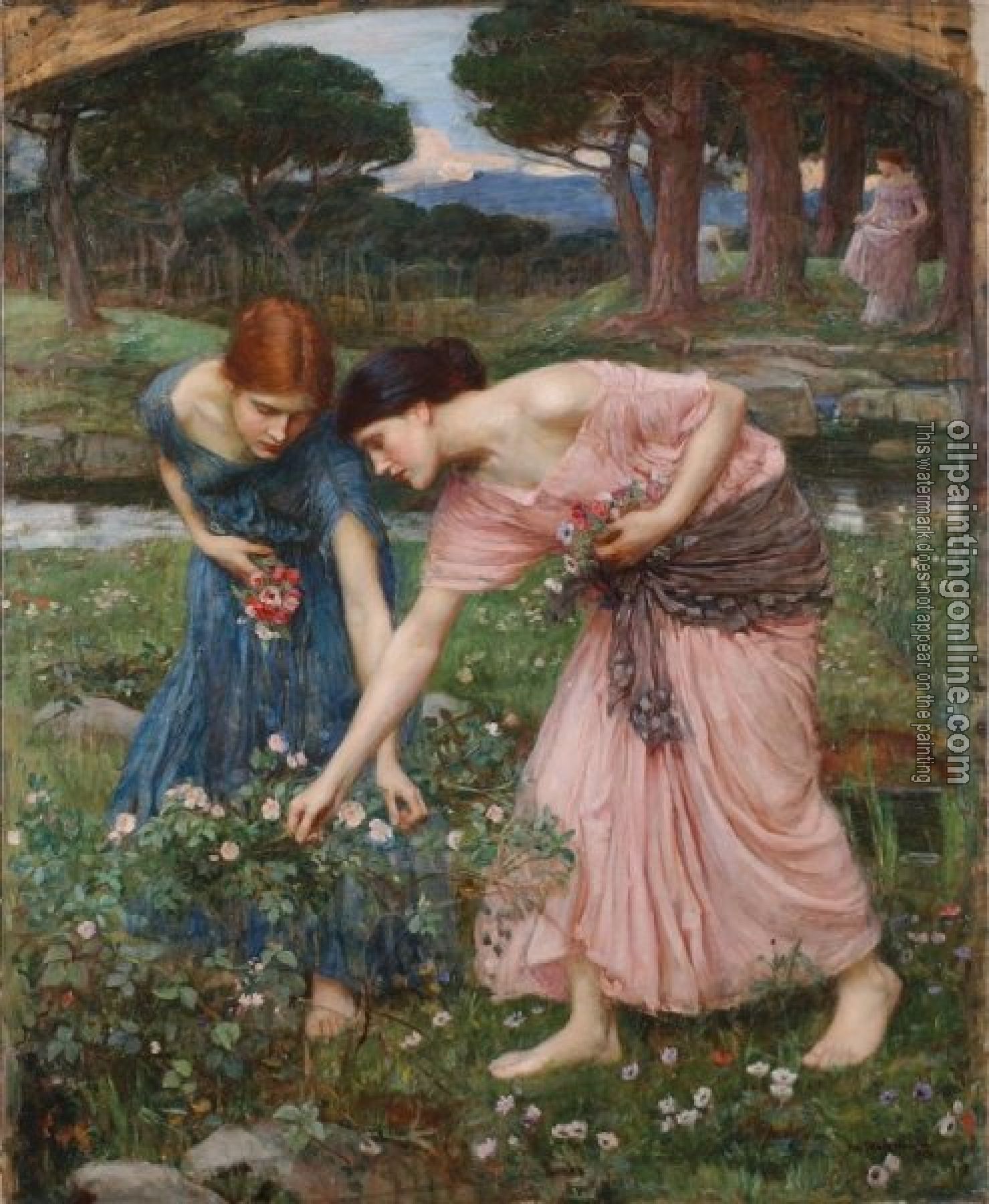 Waterhouse, John William - Gather ye rosebuds while ye may